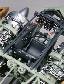 Zoukei Mura 1/48 Horten Ho29 completed kit showing cockpit detail.