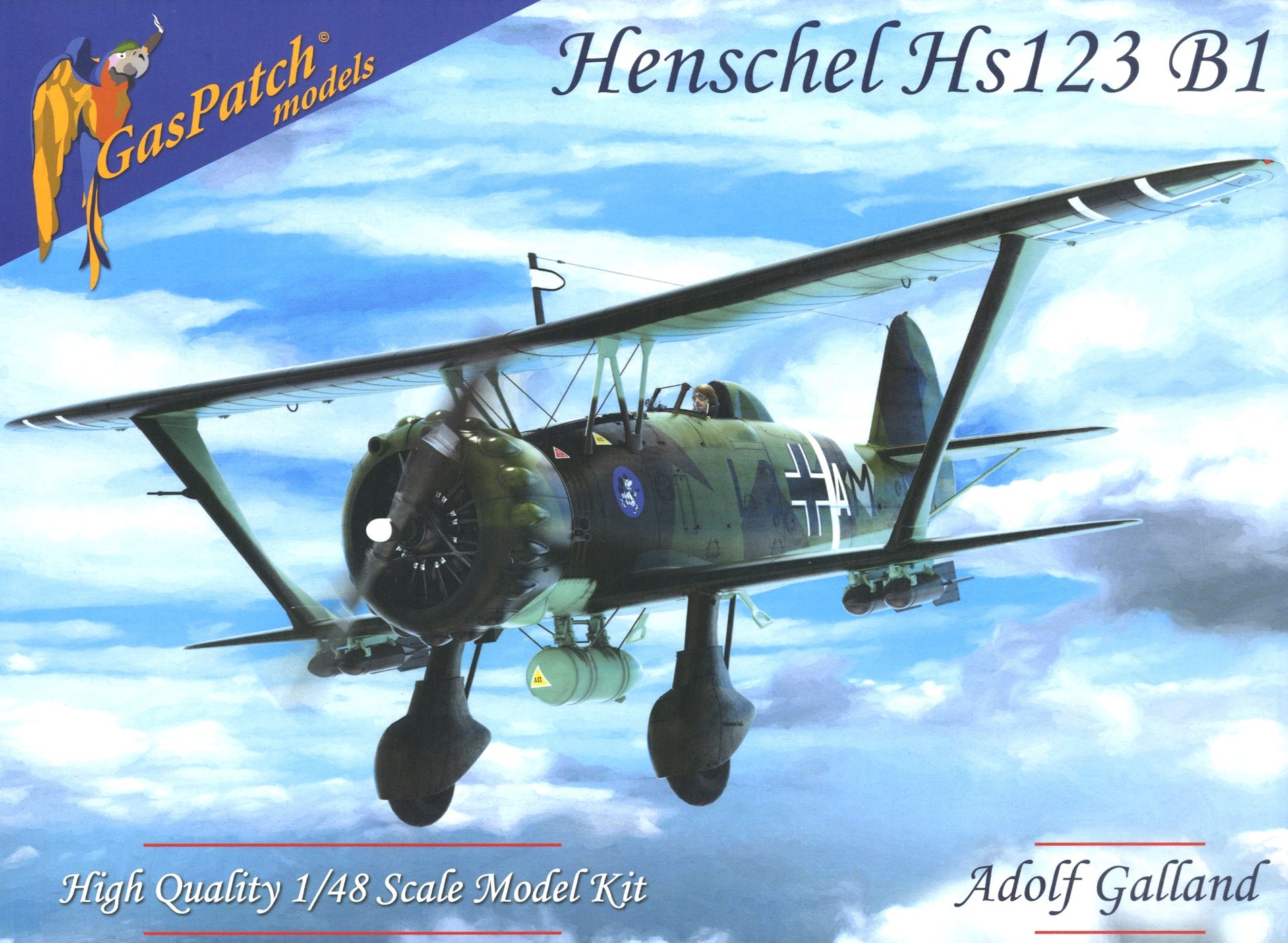 GasPatch Models 1/48 Henschel Hs123B-1 box art