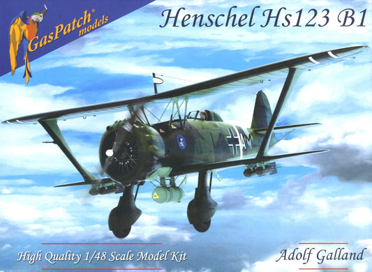 GasPatch Models 1/48 Henschel Hs123B-1 box art
