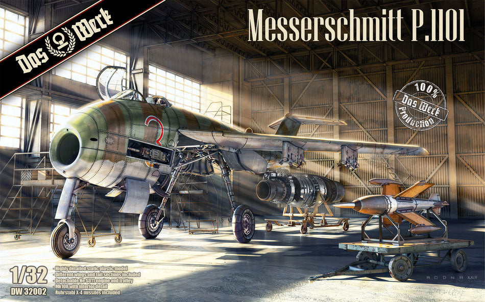 Das Werk 1/32 1/32 Messerschmitt P.1101  (JUNE RELEASE)