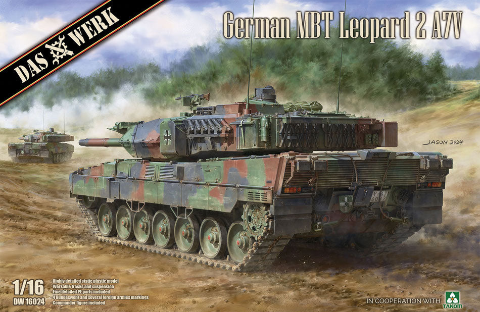 Das Werk 1/16 German MBT Leopard 2 A7V (In Stock June)