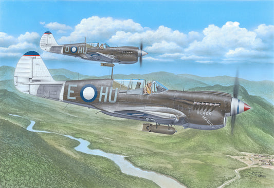 Special Hobby 1/72 Kittyhawk Mk.IV Over the Mediterranean and the Pacific box art