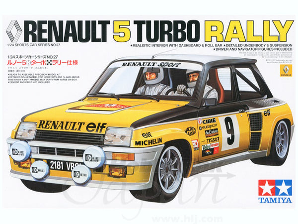 Tamiya 1/24 Renault 5 Turbo Rally (In Stock June)