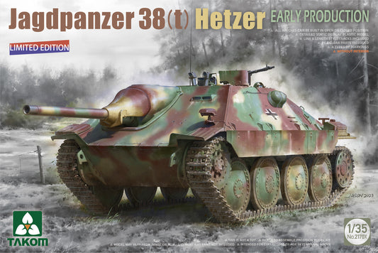 Takom 1/35 Jagdpanzer 38(t) Hetzer Early Production Limited Edition Box Art