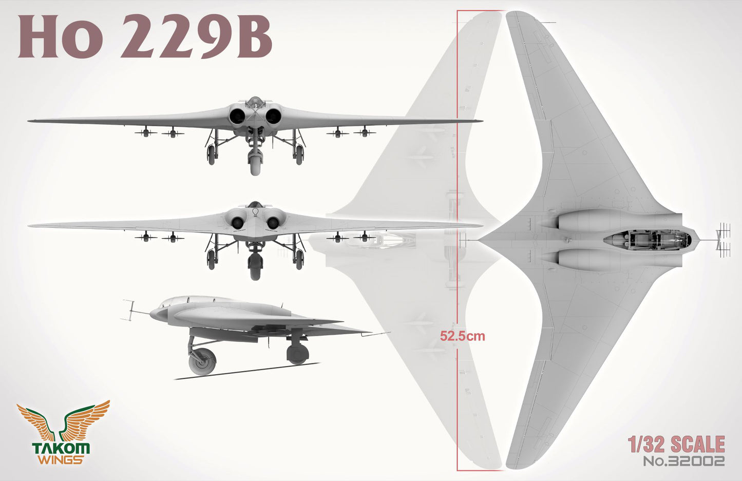 Takom Wings 1/32 Horten Ho 229B (In Stock June)