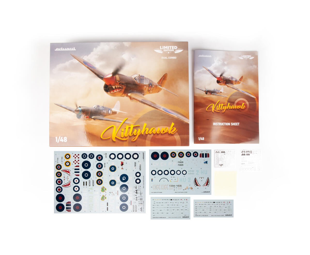Eduard 1/48 Kittyhawk Dual Combo (Kittyhawk Mk.Ia (P-40E) and Kittyhawk Mk.IV (P-40N)