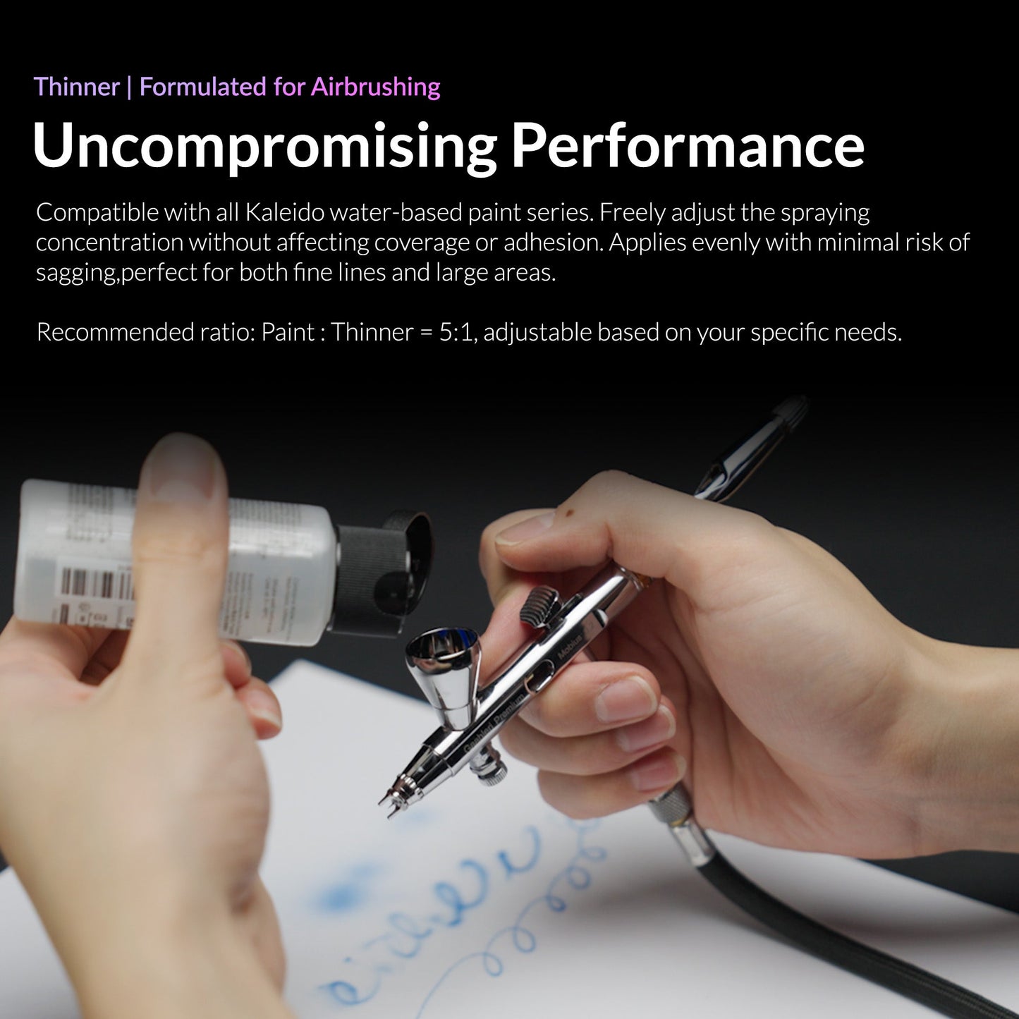 Kaleido Colorworks KT201 Acrylic Airbrush Thinner 210ml