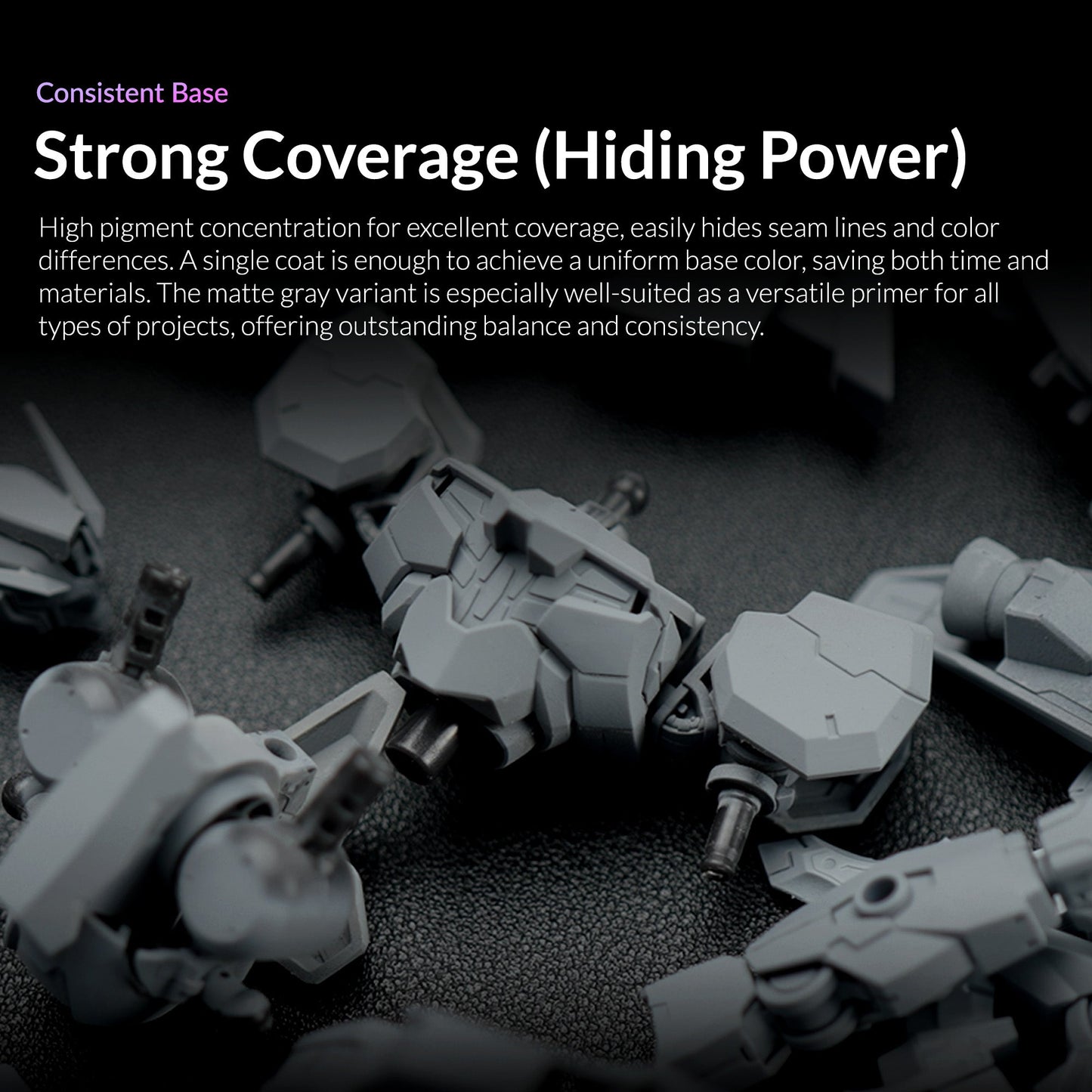 Kaleido Colorworks KP203 Primer Black 210 ml – Water-Based Model Primer