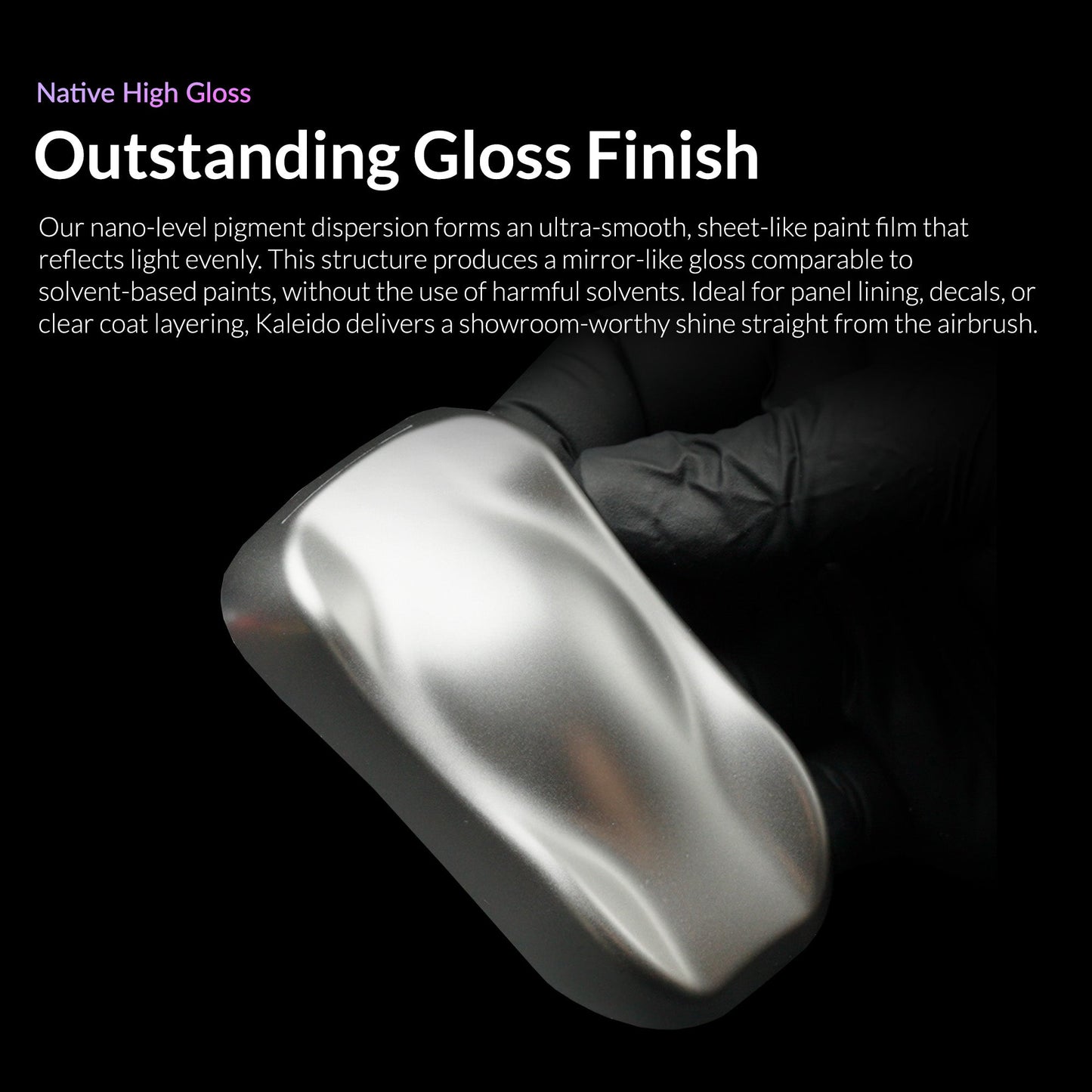 Kaleido Colorworks KM011 Champagne Gold 20 ml – Water-Based Metallic Acrylic Airbrush Paint