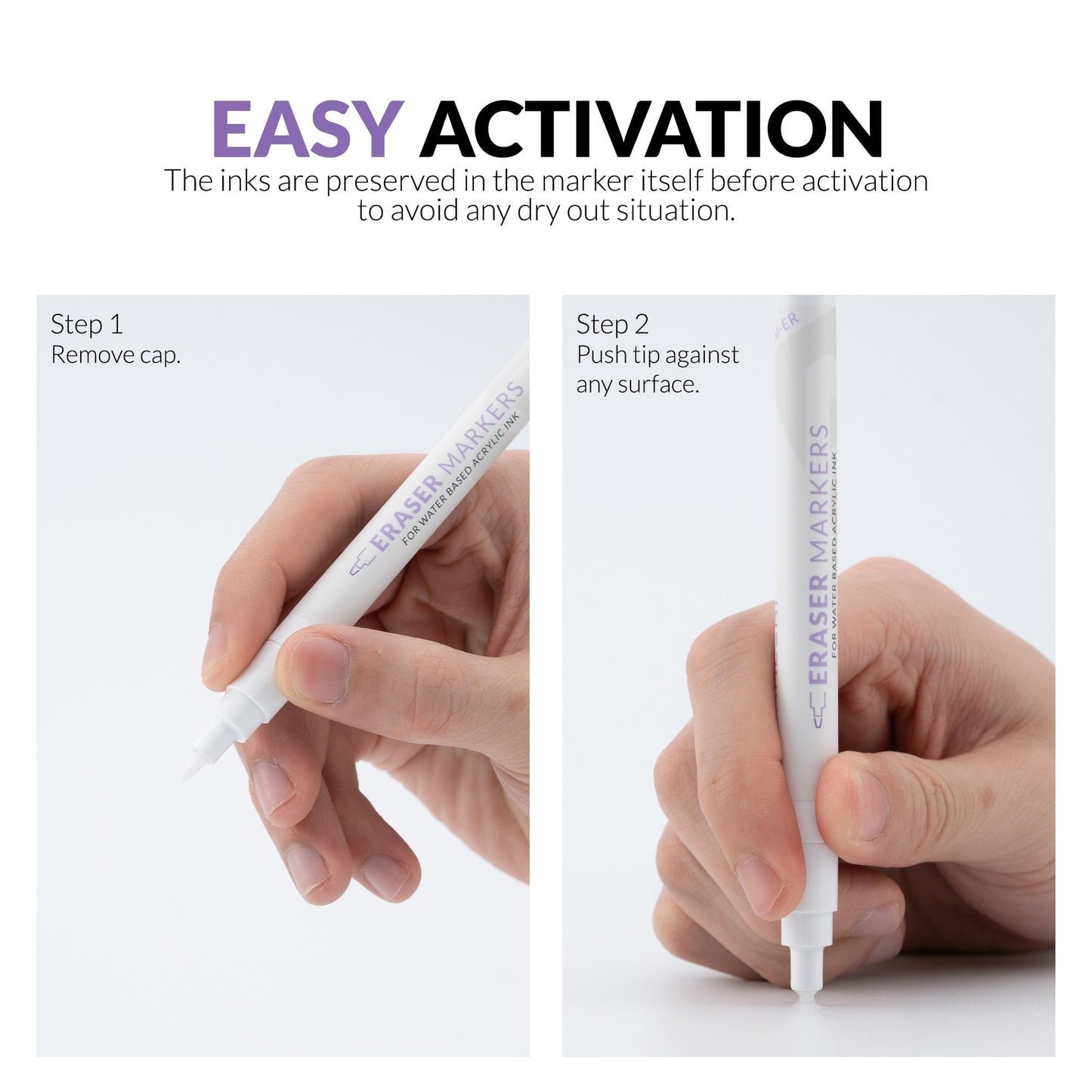 Gaahleri Metallic Series Marker Eraser  X 2