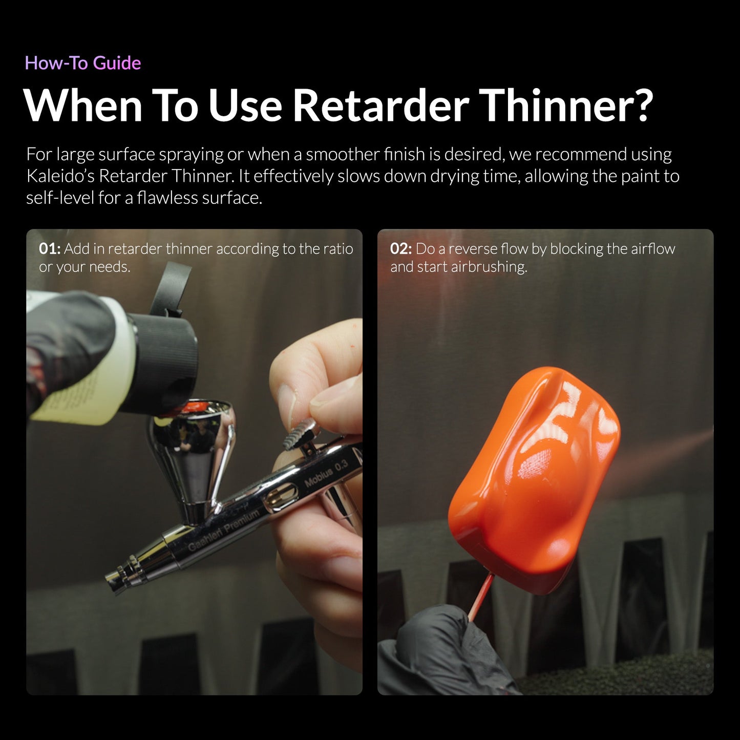 Kaleido Coloworks KT102 Acrylic Airbrush Retarder Thinner 60ml