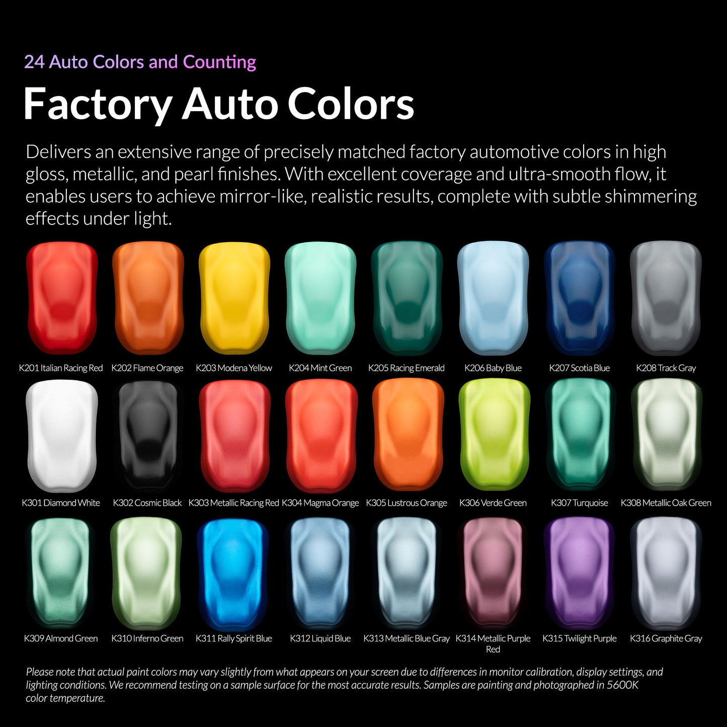 K206 Baby Blue – Kaleido Colorworks RapidAir™ Water-Based Paint (20 ml)