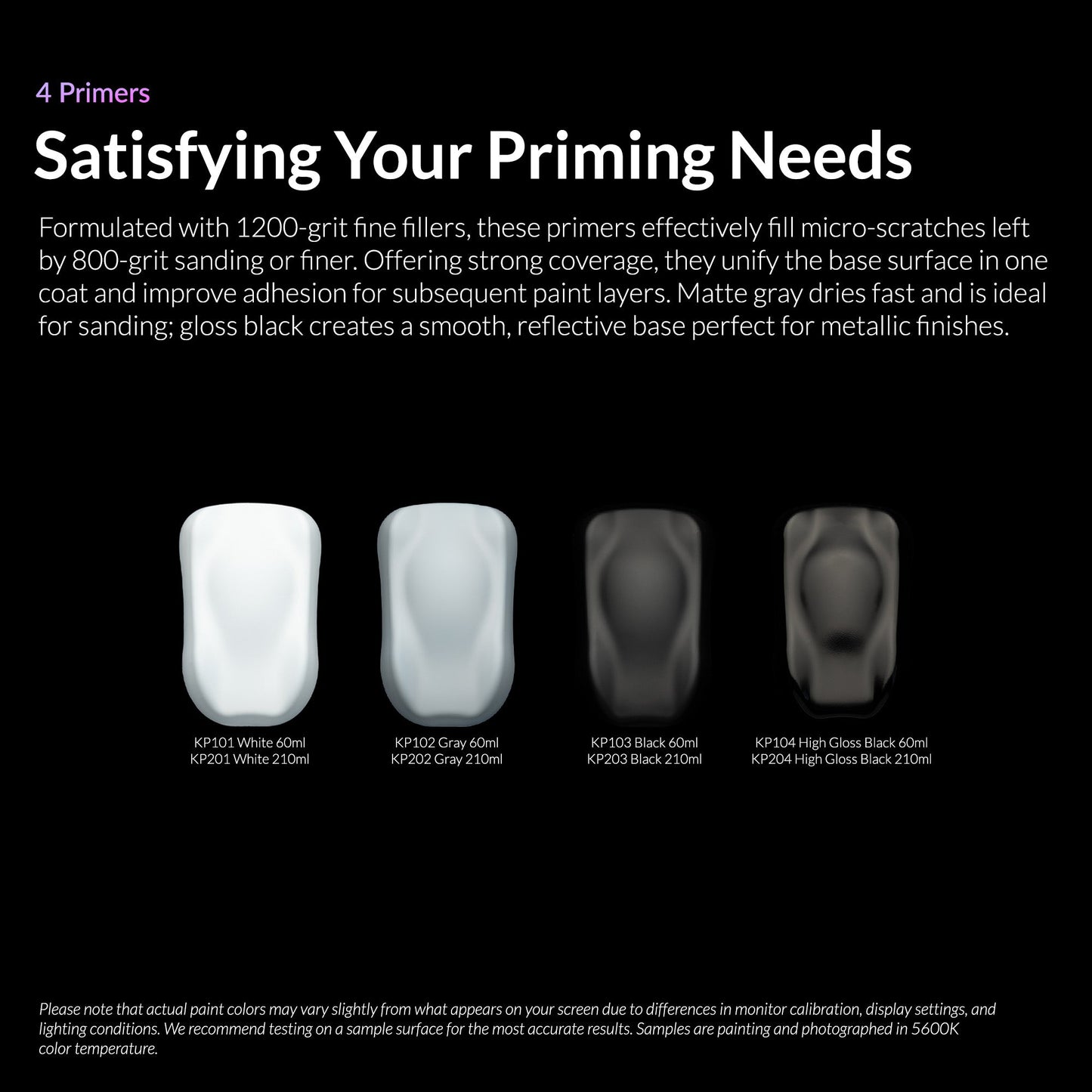 Kaleido Colorworks KP102 Primer Gray 60 ml – Water-Based Model Primer