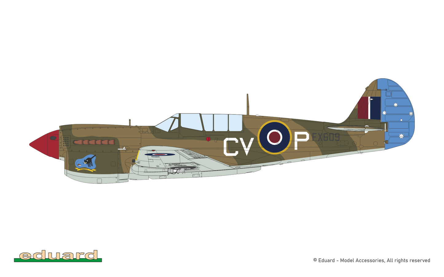 Eduard 1/48 Kittyhawk Dual Combo (Kittyhawk Mk.Ia (P-40E) and Kittyhawk Mk.IV (P-40N)