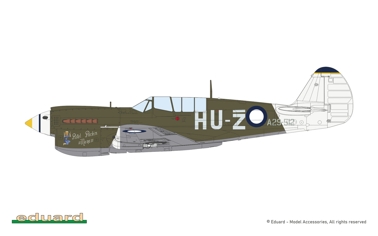 Eduard 1/48 Kittyhawk Dual Combo (Kittyhawk Mk.Ia (P-40E) and Kittyhawk Mk.IV (P-40N)