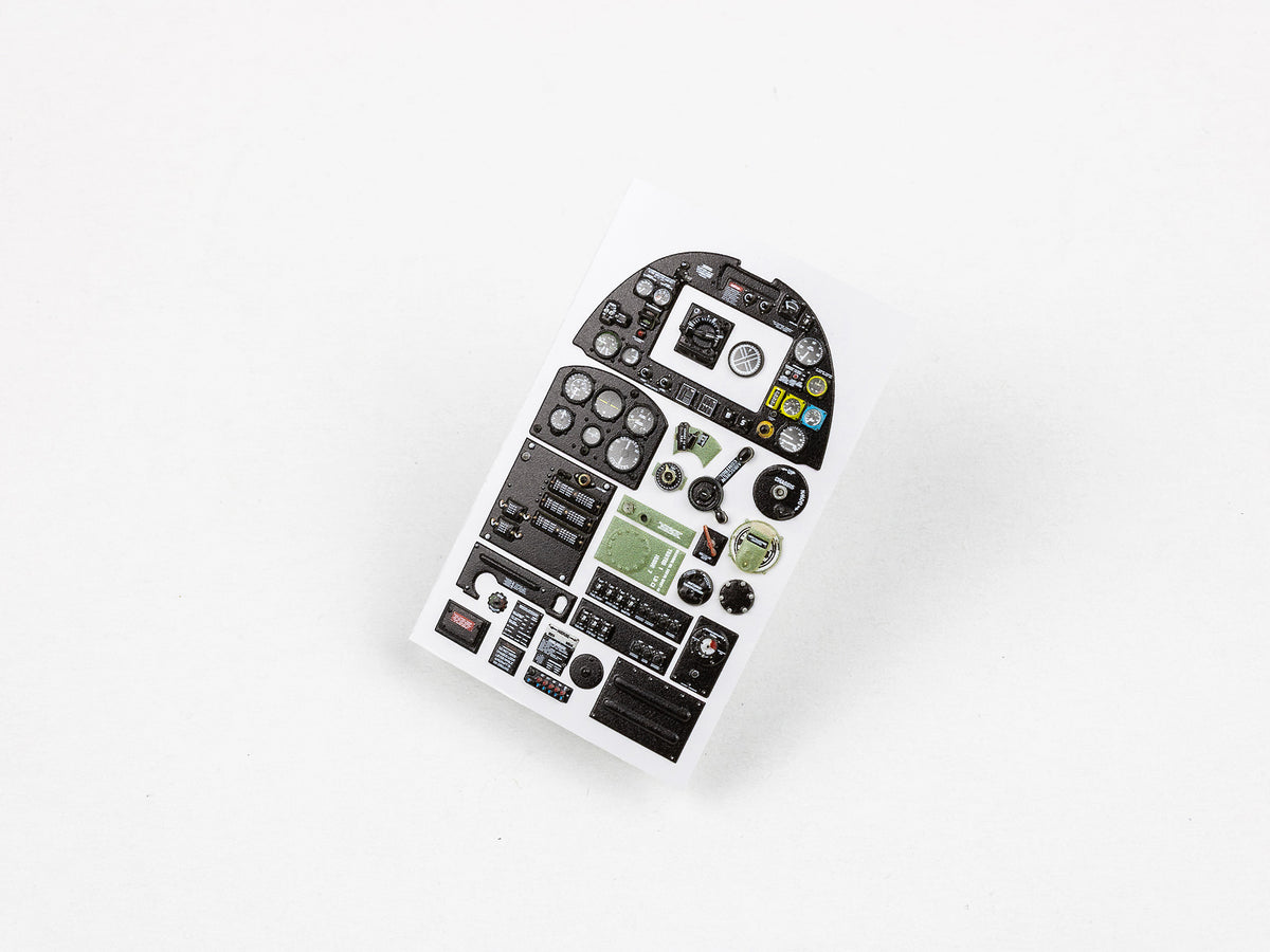 Red Fox Studio 1/24 Cockpit Set For Airfix Spitfire Mk.VIII RFSQS-24027