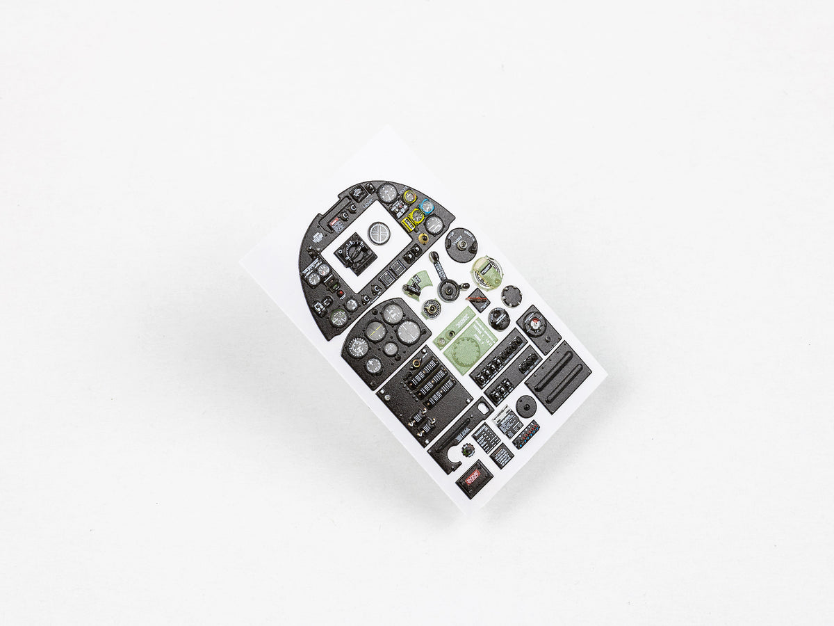 Red Fox Studio 1/24 Cockpit Set For Airfix Spitfire Mk.VIII RFSQS-24027