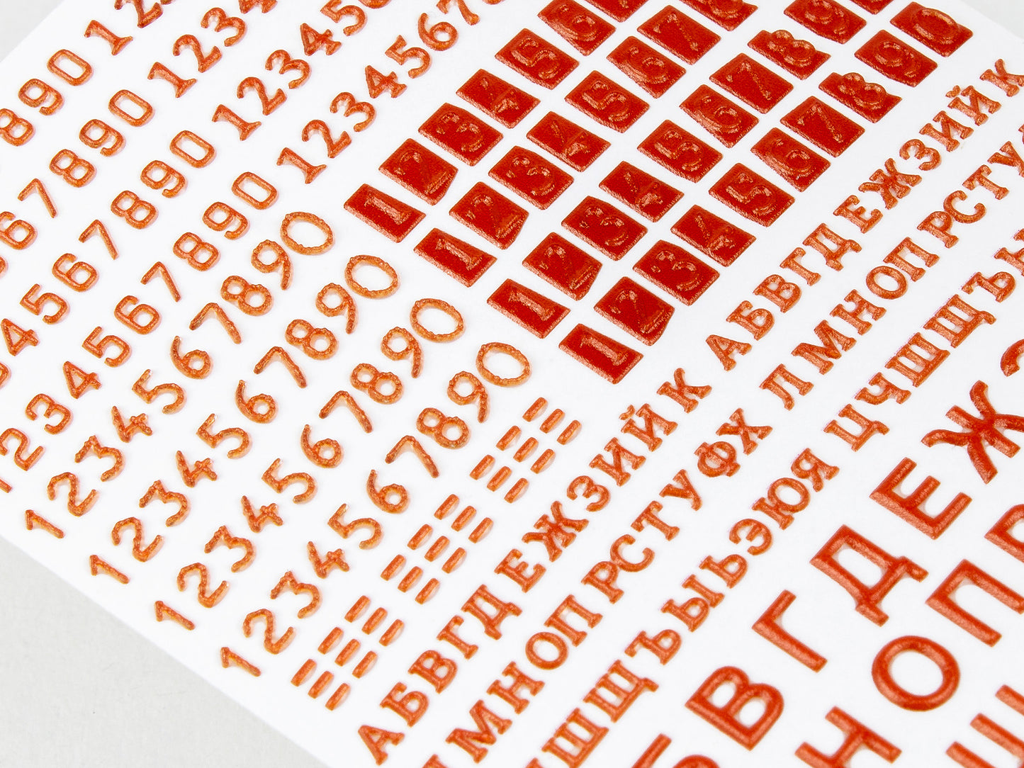 Red Fox Studio 1/35 Numbers & Letters for USSR AFV's Vol.01 RFSQS-35015