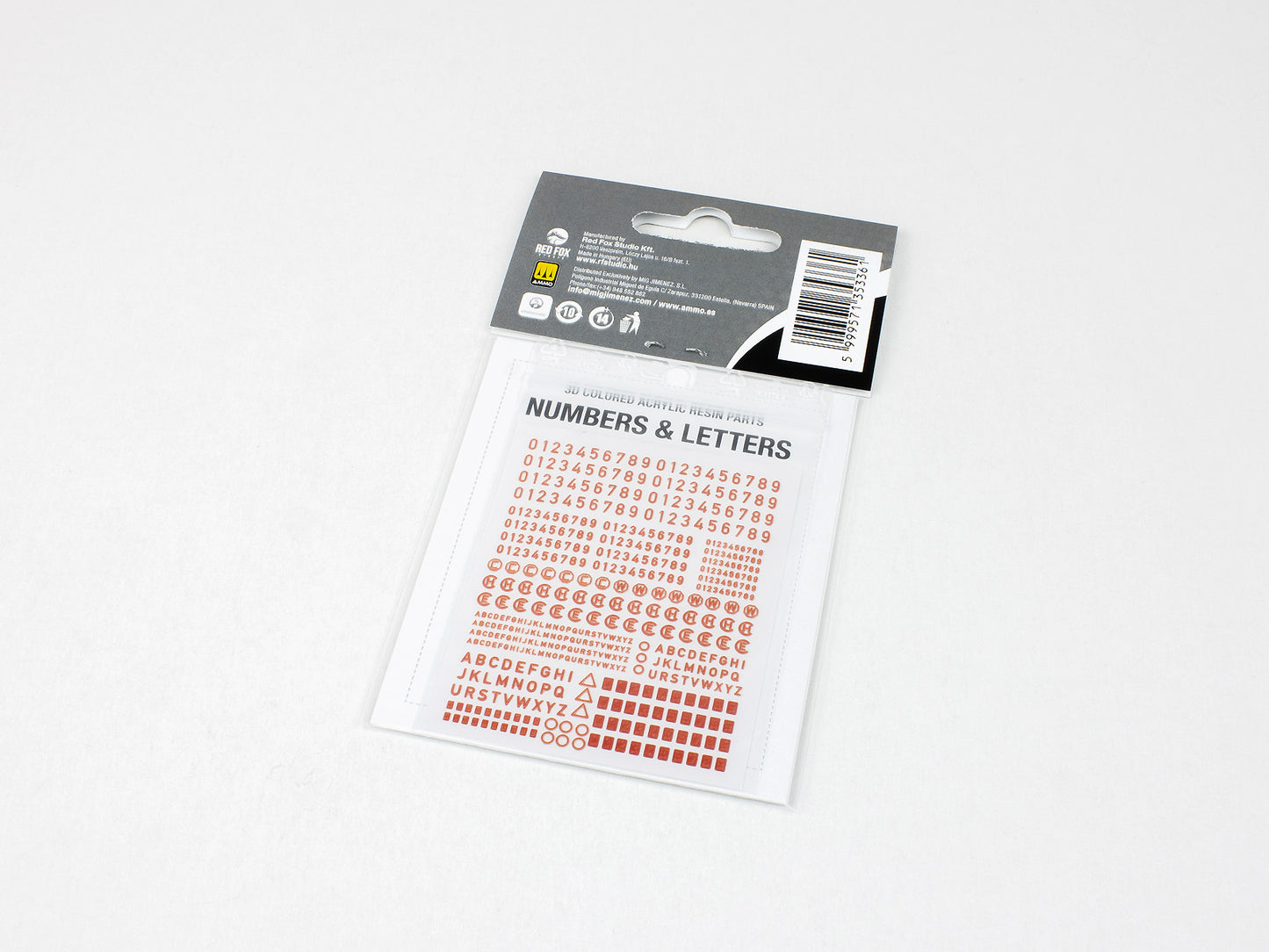 Red Fox Studio 1/35 Numbers & Letters for US AFV's Vol.01 RFSQS-35017