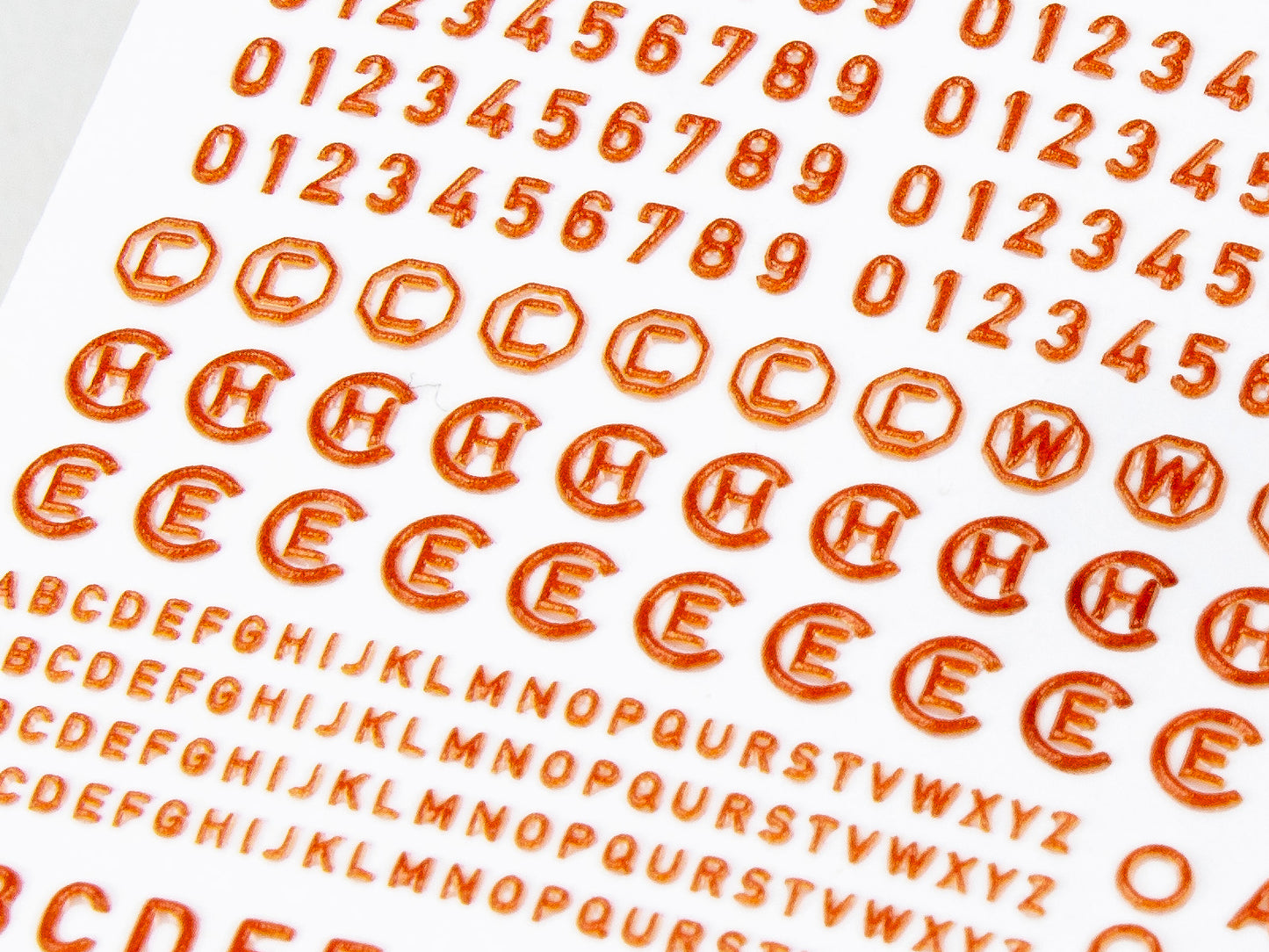 Red Fox Studio 1/35 Numbers & Letters for US AFV's Vol.01 RFSQS-35017