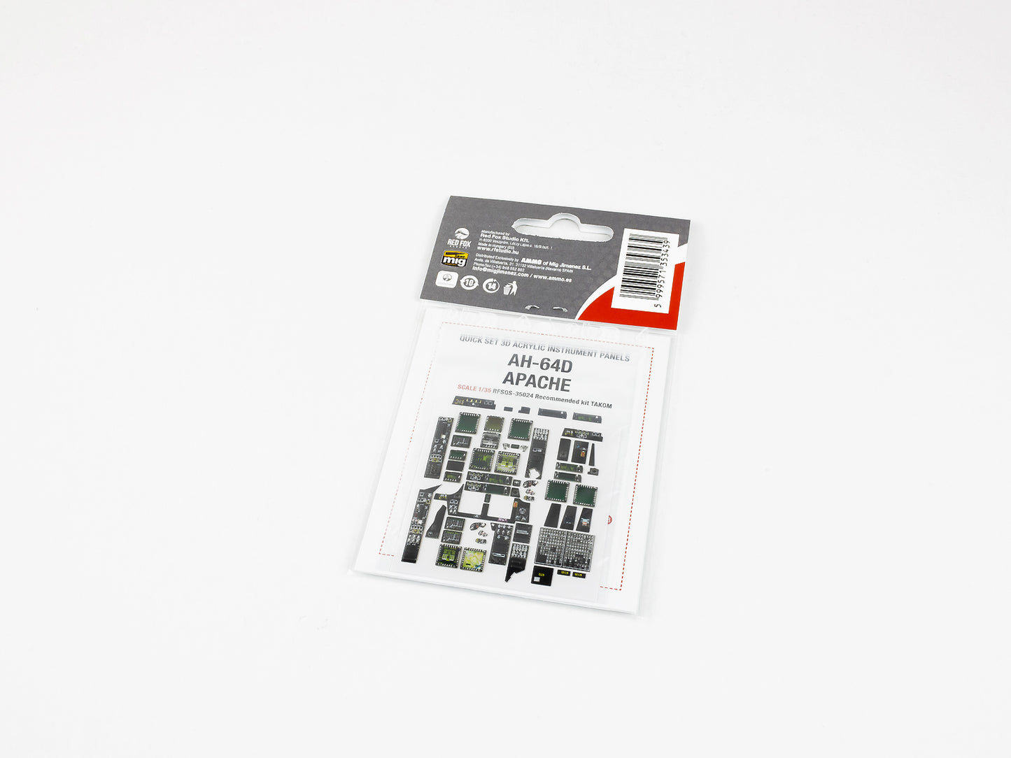 Red Fox Studio Cockpit Set For Takom AH-64D Apache RFSQS-35024