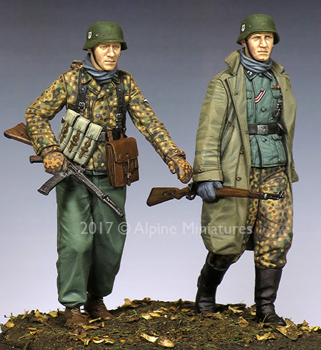 Alpine Miniatures 35231 KG Hansen at Poteau Set #2 (2 Figures) 1/35