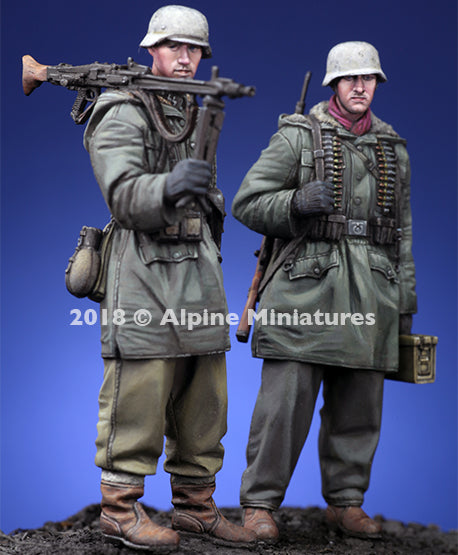Alpine Miniatures 35258 WSS MG Team at Kharkov Set (2 Figures) 1/35