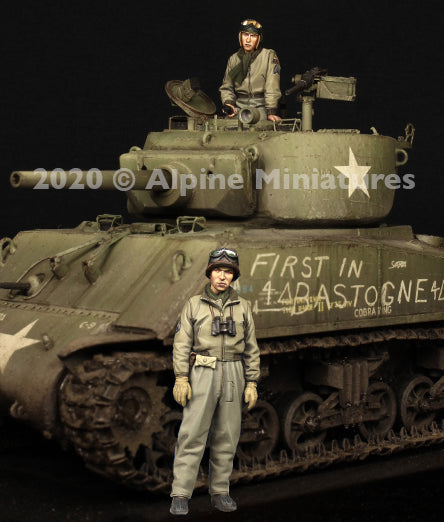 Alpine Miniatures 35286 WW2 US Tank Commander Set (2 Figures) 1/35