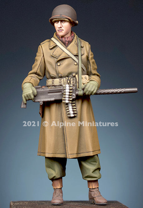Alpine Miniatures 35293 WW2 US MG Gunner Winter 1/35
