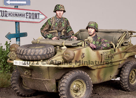 Alpine Miniatures 35302 WSS Schwimmwagen Crew Set (2 Figures) 1/35