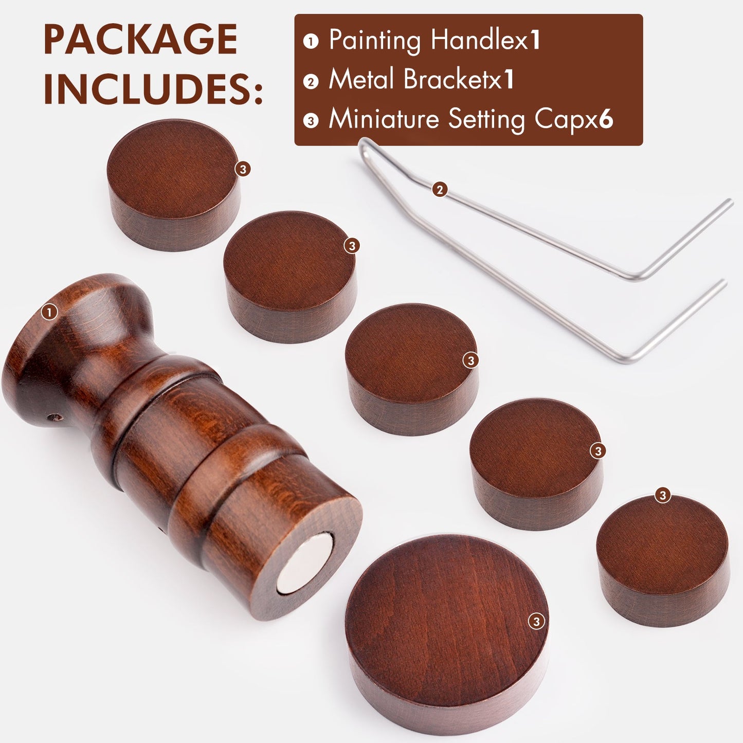 Golden Maple  Miniature Painting Holder, Painting Handle for Miniautre Painting