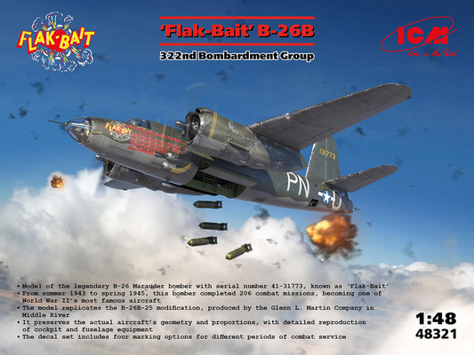 ICM 1/48 ‘Flak Bait’ B-26B 322nd Bombardment Group