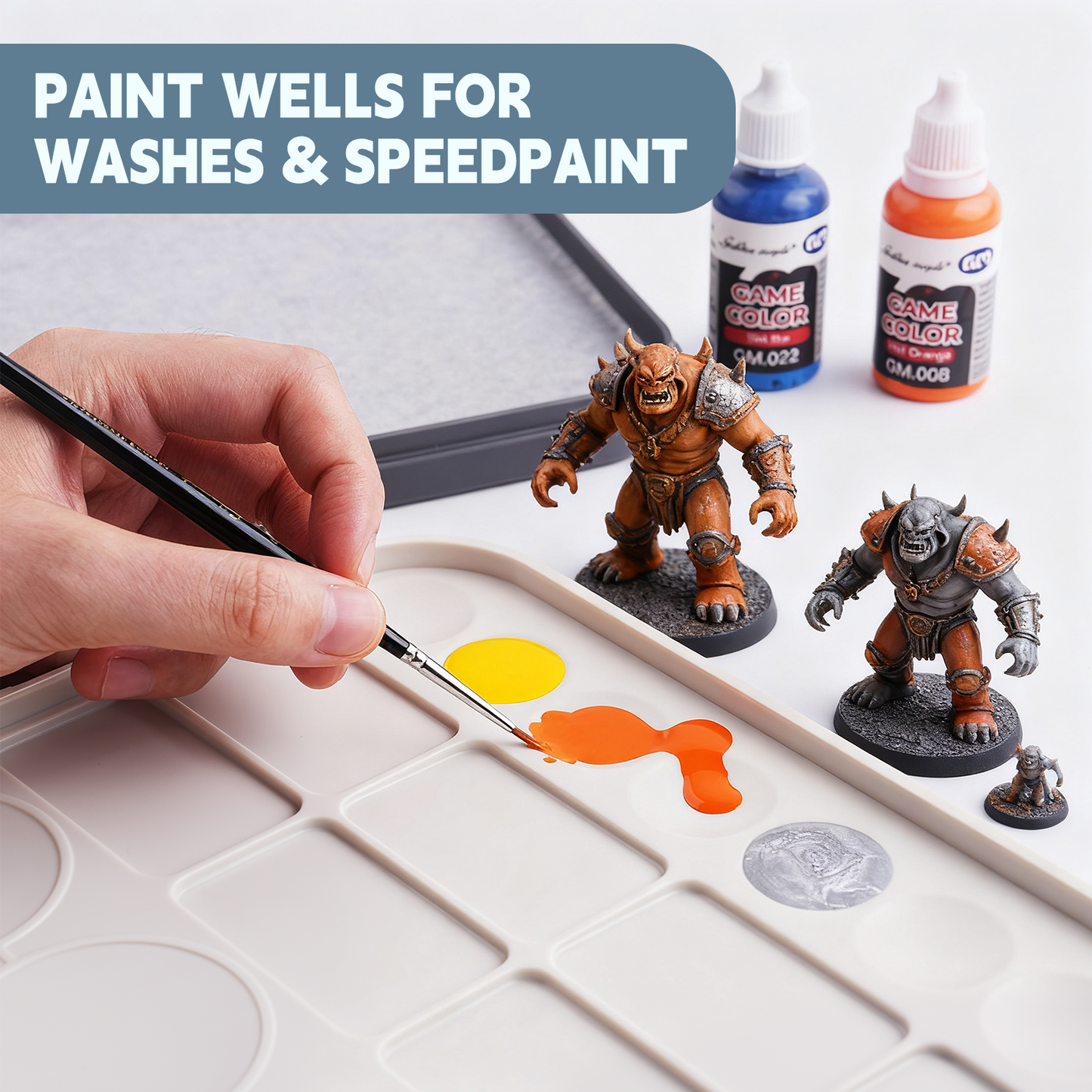 Golden Maple 2 in 1 Wet Palette Kit for Miniature Painting