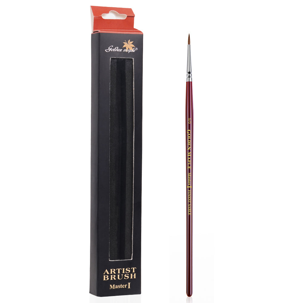 Golden Maple Master Ⅰ: Kolinsky Sable Miniature Detail Brushes