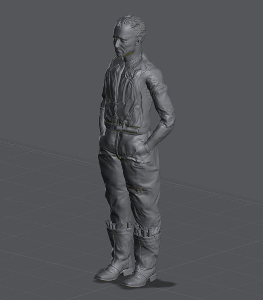 Wingmen Dogfighters – Hans von Hahn (1/48 Resin Figure)