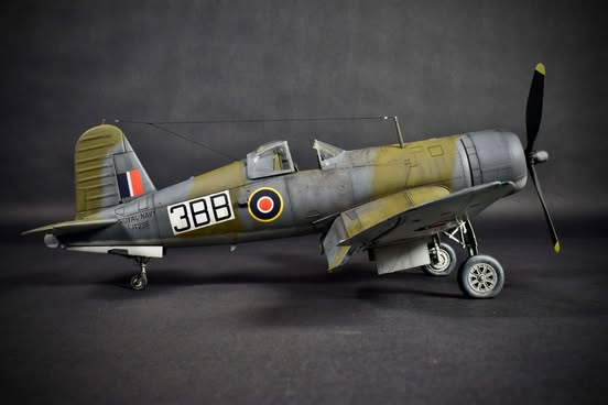 ScaleCraft Studios RivetWorks – Corsair FAA Intake Scoop Conversion Set