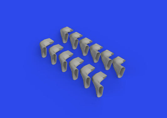 Eduard 1/24 Spitfire Mk.IX PRINT Exhaust Fishtail For Airfix 