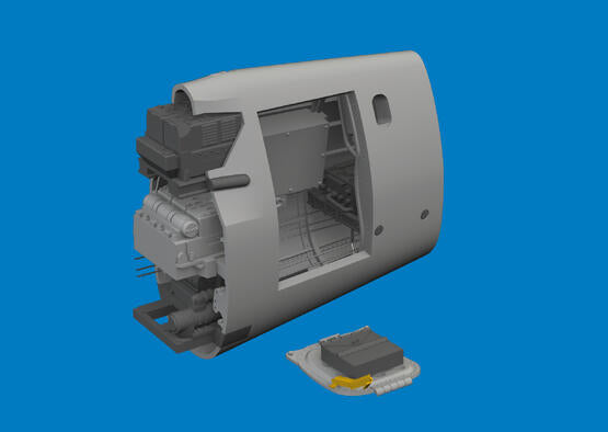 Eduard 1/48 P-40E Radio Compartment PRINT 