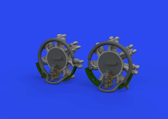 Eduard 1/48 Anson Mk.I PRINT Engines For Airfix