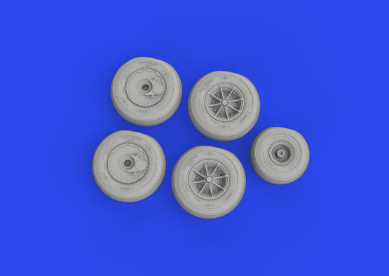 Eduard 1/48 Sea King Brassin Wheels For Airfix