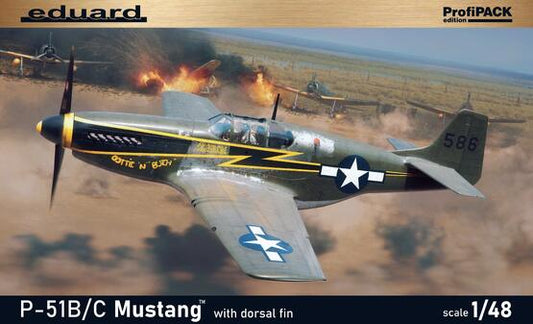 Eduard 1/48 P-51B/C Mustang w/ Dorsal Fin Profipack