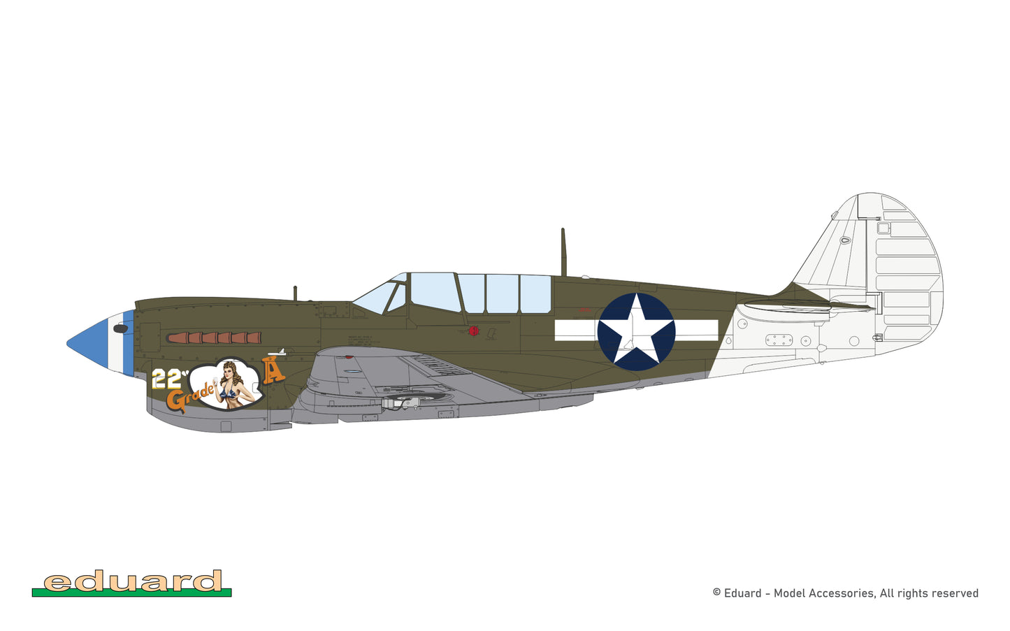 Eduard 1/48 P-40N Warhawk PROFIPACK