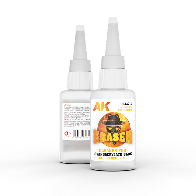 AK Interactive ERASER – CLEANER FOR CYANOCRYLATE GLUE EXCESS REMOVER