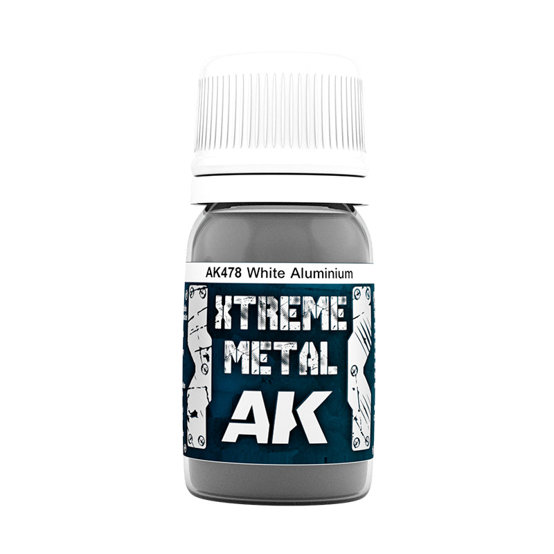 AK478 XTREME METAL WHITE ALUMINIUM 30ML