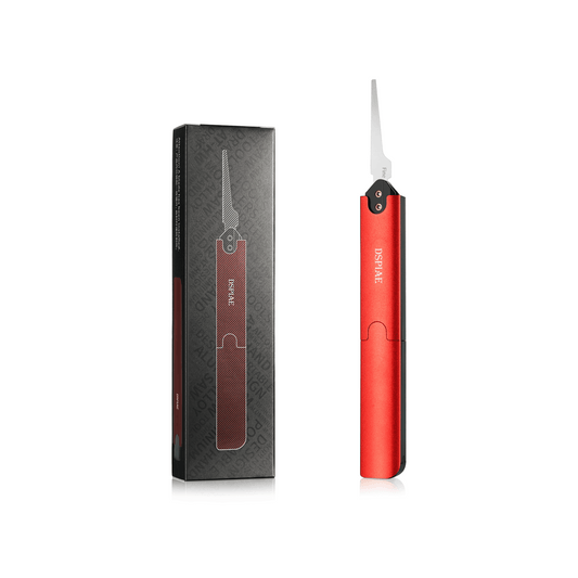 DSPIAE AT-HW aluminum hand saw – unfolded blade view and product box
