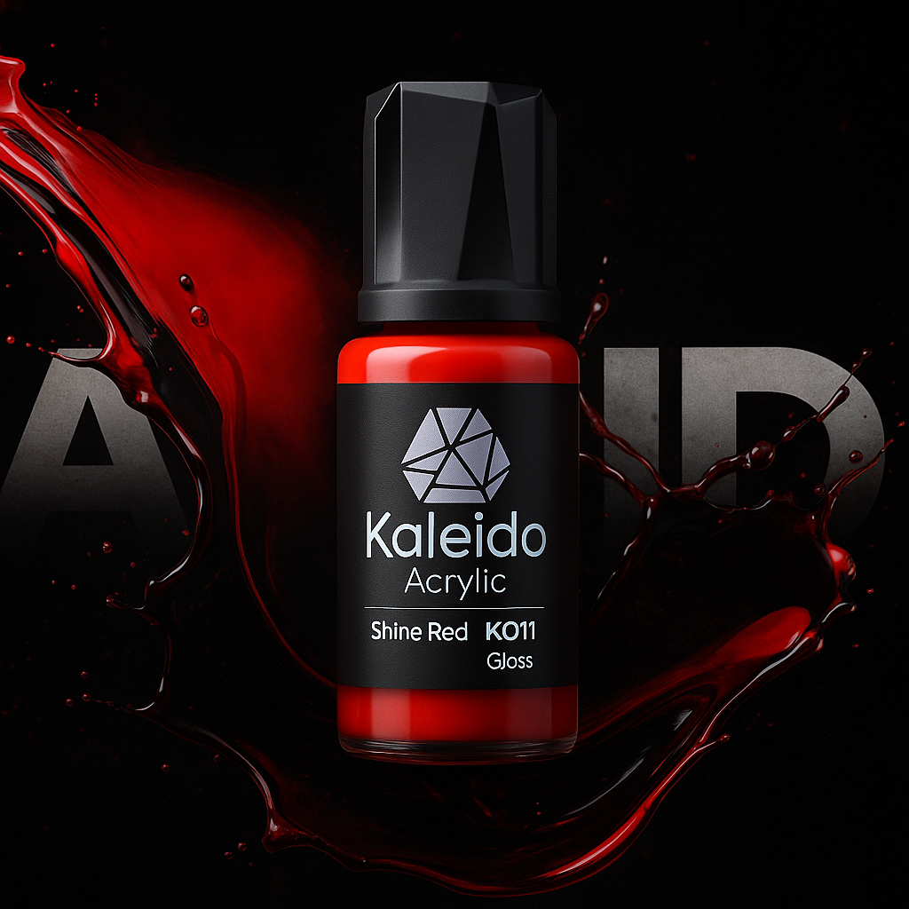 Kaleido Colorworks Paint Bottle On Splash Background