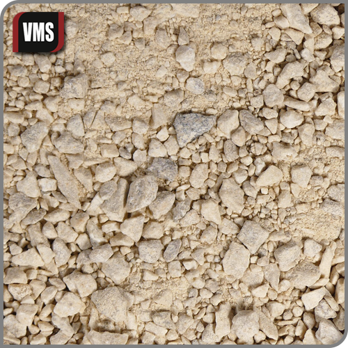 VMS Desert Sand & Stones with tan earth and light-colored rocks for desert terrain dioramas.