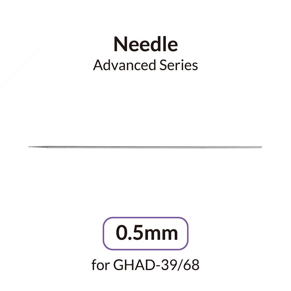 Gaahleri 0.5 mm Airbrush Needle for Advanced Series – precision polished stainless steel replacement needle compatible with GHAD-39 & GHAD-68.