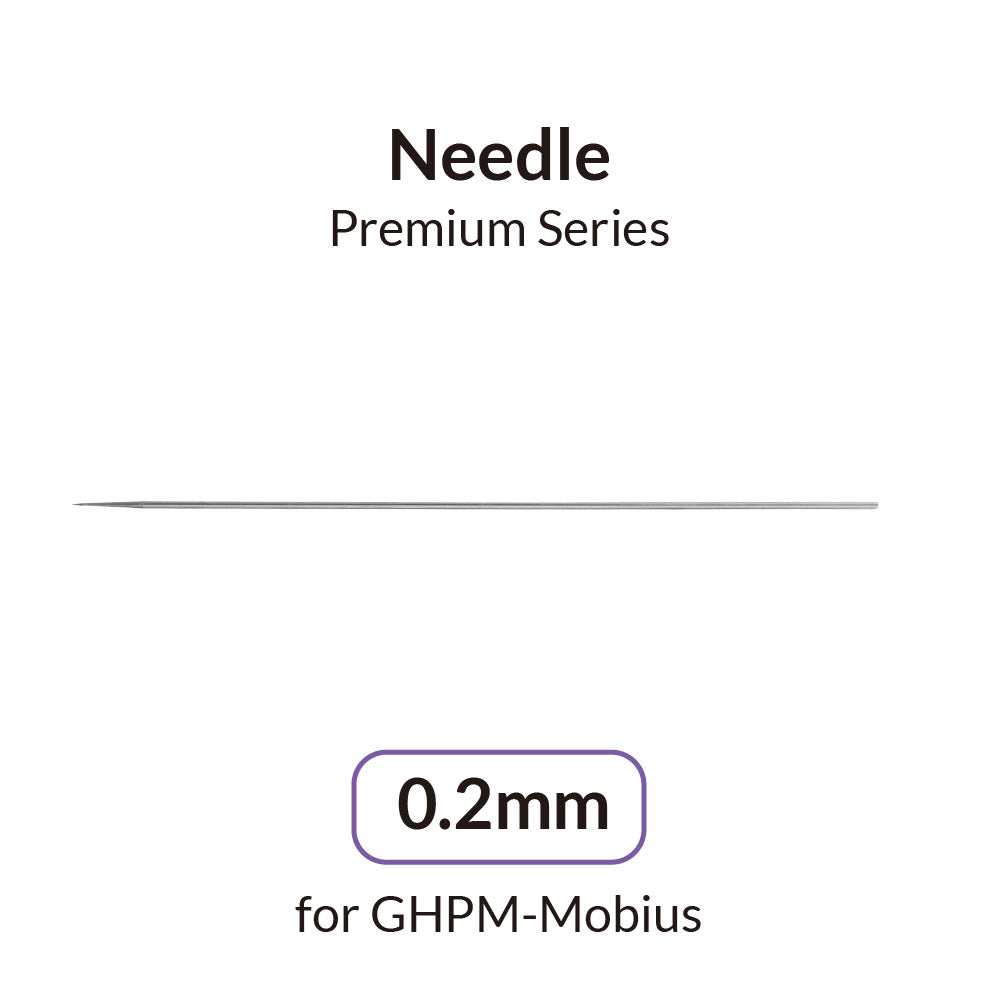 Gaahleri 0.2 mm Airbrush Needle for Mobius – precision stainless-steel replacement needle for ultra-fine detail spraying.