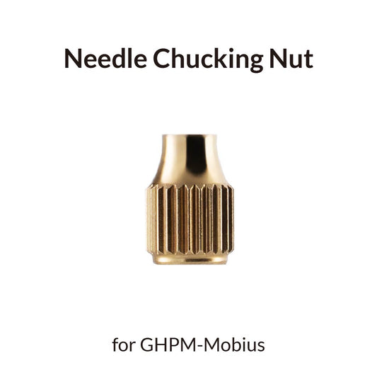 Gaahleri Needle Chucking Nut for Mobius – precision replacement retention nut for GHPM-Mobius airbrush needle guide.